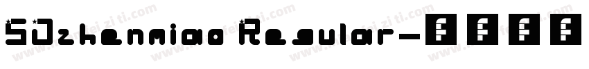 SJzhenmiao Regular字体转换
